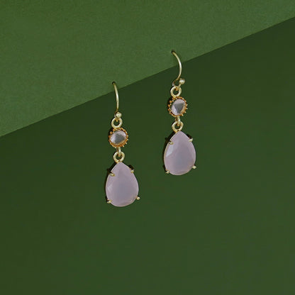 Golden Glossy Stone Drop