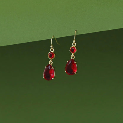 Golden Glossy Stone Drop