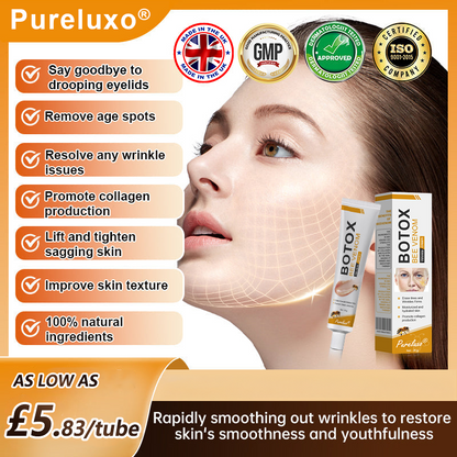 Made and dispatched in the UK✨ Pureluxo® Botox Bee Venom Wrinkle Removal Cream👨‍⚕️Recommended by dermatology experts✨LAST DAY 80% OFF