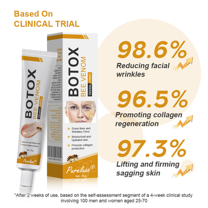 Made and dispatched in the UK✨ Pureluxo® Botox Bee Venom Wrinkle Removal Cream👨‍⚕️Recommended by dermatology experts🥑LAST DAY 80% OFF